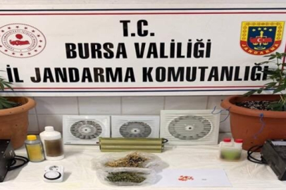 Evini uyuşturucu imalathanesine çeviren kişi gözaltına alındı