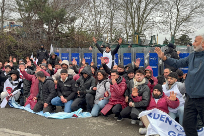 Migros depo işçileri gözaltına alındı