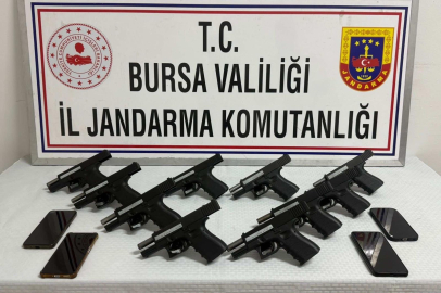 Gemlik'te ruhsatsız silah satan 4 kişi yakalandı