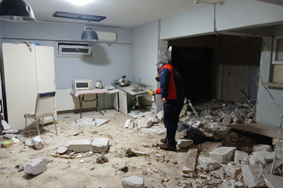 Kız öğrenci yurdunda korkutan patlama; Ortalık savaş alanına döndü