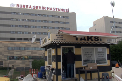 Bursa'da taksi durağında dehşet anları