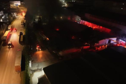 Demirtaş OSB'de tekstil fabrikasında yangın