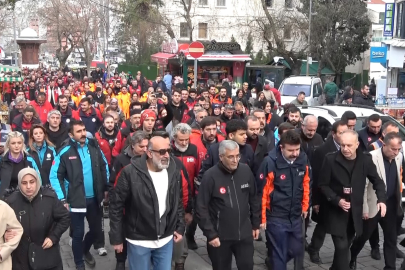 Bursa’da 6 Şubat şehitleri için sessiz yürüyüş