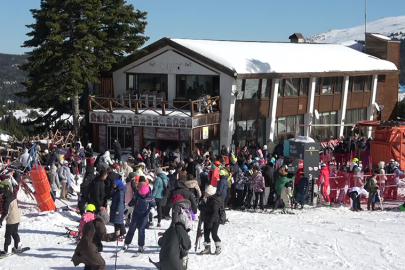 Uludağ'da güneşli hafta sonu keyfi