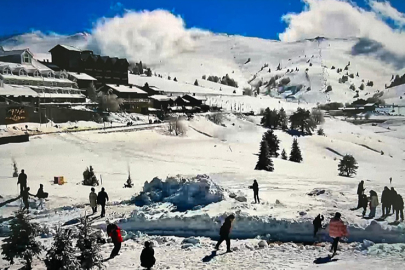 Uludağ'da kar kalınlığı 160 santime ulaştı