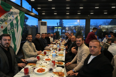 Bursaspor ve Ankaragücü iftar sofrasında buluştu