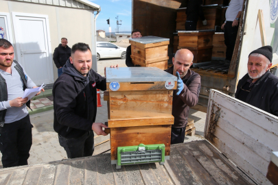 Bursa Büyükşehir'den arıcılara kovan desteği