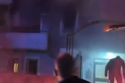 Görükle'de apartman dairesi alev alev yandı