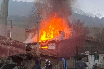 Orhaneli'de yangın faciası; Karı koca hayatını kaybetti