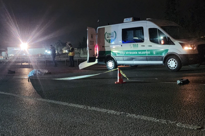 Araçların çarptığı yaya hayatını kaybetti