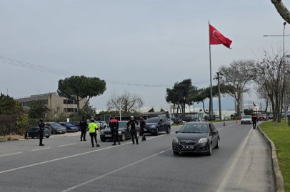 Mudanya'da polis ekipleri göz açtırmıyor