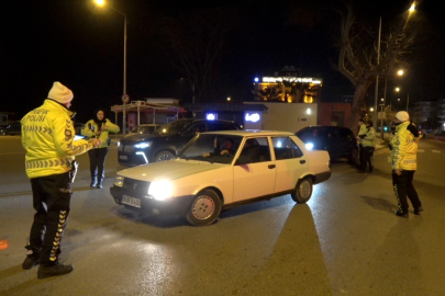 Mudanya'da emniyet kemeri ve alkol denetimi