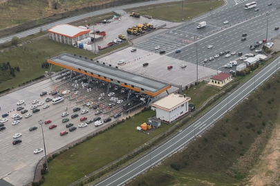 Bursa'da bayram trafiğine helikopterli denetim