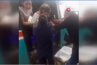 Sancılanan kadın dolmuşta doğum yaptı