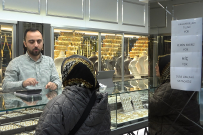 Bursa'da altın kalmadı: 'Vallahi billahi yok'