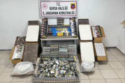 65 bin kaçak sigara ve 50 bin makaron ele geçirildi