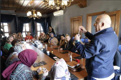 Osmangazi’de kadınlar parfüm yapmayı öğrendi