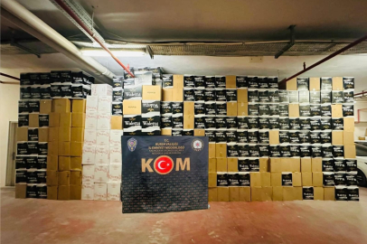 Bursa’da 6 milyon 360 bin kaçak makaron ele geçirildi