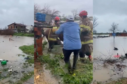 Bursa'da tarlalar göle döndü
