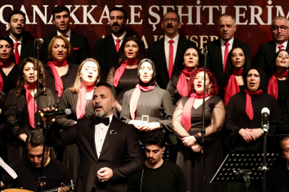 Çanakkale ruhu türkülerle yaşatıldı