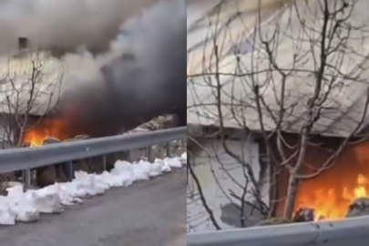 Bursa'da bağ evinde yangın