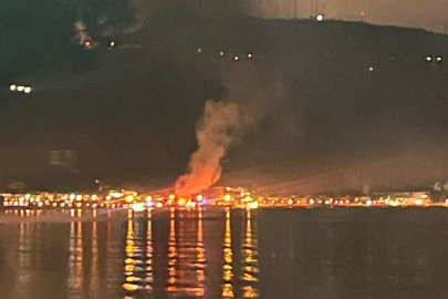 Bursa'da alevler geceyi aydınlattı!