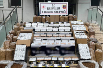Bursa'da kaçak tütün operasyonu