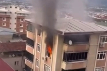 Bursa'da yangın paniği