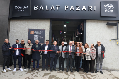 Nilüfer’in 8’inci giyim pazarı Balat’ta açıldı