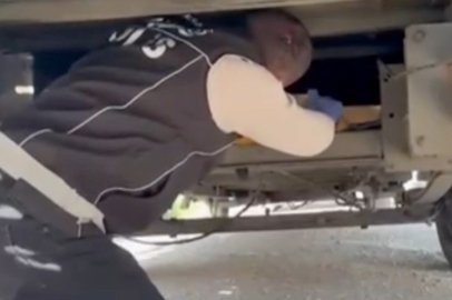 Bursa'da çekicinin zulasından 17 kilo uyuşturucu çıktı