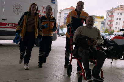 İnegöl'de trafik kazasında 2 kişi yaralandı