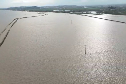 Karacabey ovası sular altında kaldı!