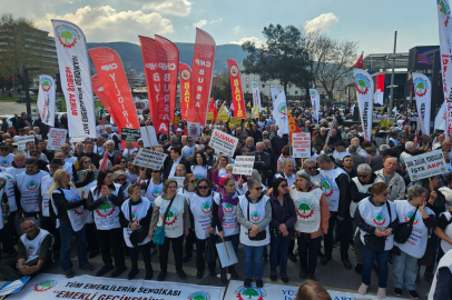 Emeklilerden Bursa'da geniş kapsamlı yürüyüş