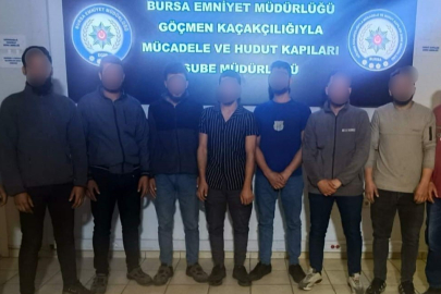 Bursa'da kaçak göçmen operasyonu