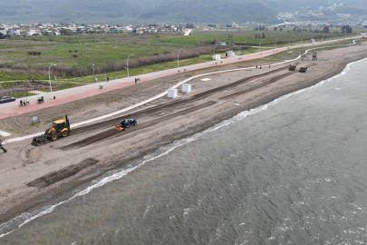 Bursa'nın plajlarında yaz hazırlığı başladı