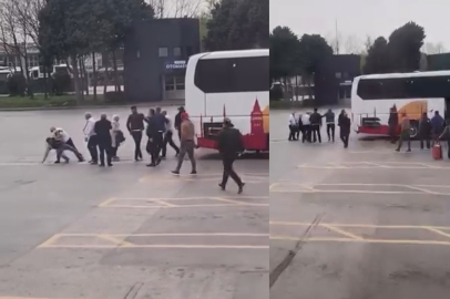 Bursa terminalinde yolcu-şoför kavgası