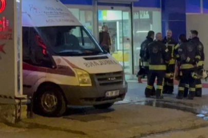 Çocuk tıp merkezinde korkutan yangın