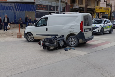Bursa'daki kazada motosiklet sürücüsü yaralandı