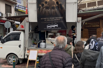 Bursa’da taksicilerden öğretmen ve öğrencilere vefa