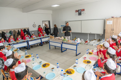 Zeytin kültürü minik şeflerle geleceğe taşınıyor; Marmarabirlik’ten örnek proje