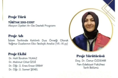 BUÜ'nün yağmur duası projesine 3 milyon TL destek