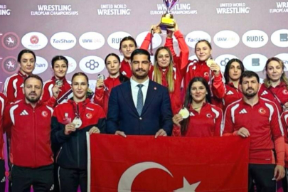 Kadın Güreş Milli Takımı Avrupa ikincisi