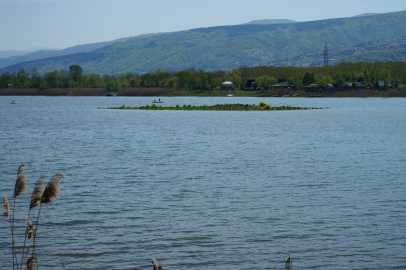 Sapanca Gölü çekildi: Gizemli ada yeniden ortaya çıktı