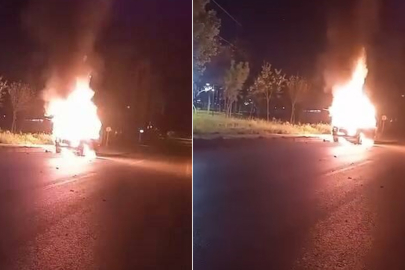 Bursa’da gece yarısı korku dolu anlar