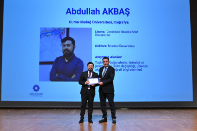 BUÜ’lü akademisyene "Bilim Akademisi 2026" ödülü