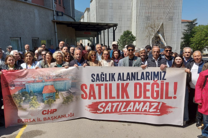 CHP Bursa'dan sağlık alanlarının özelleştirmesine tepki: 'Halkın yakasından düşün!'