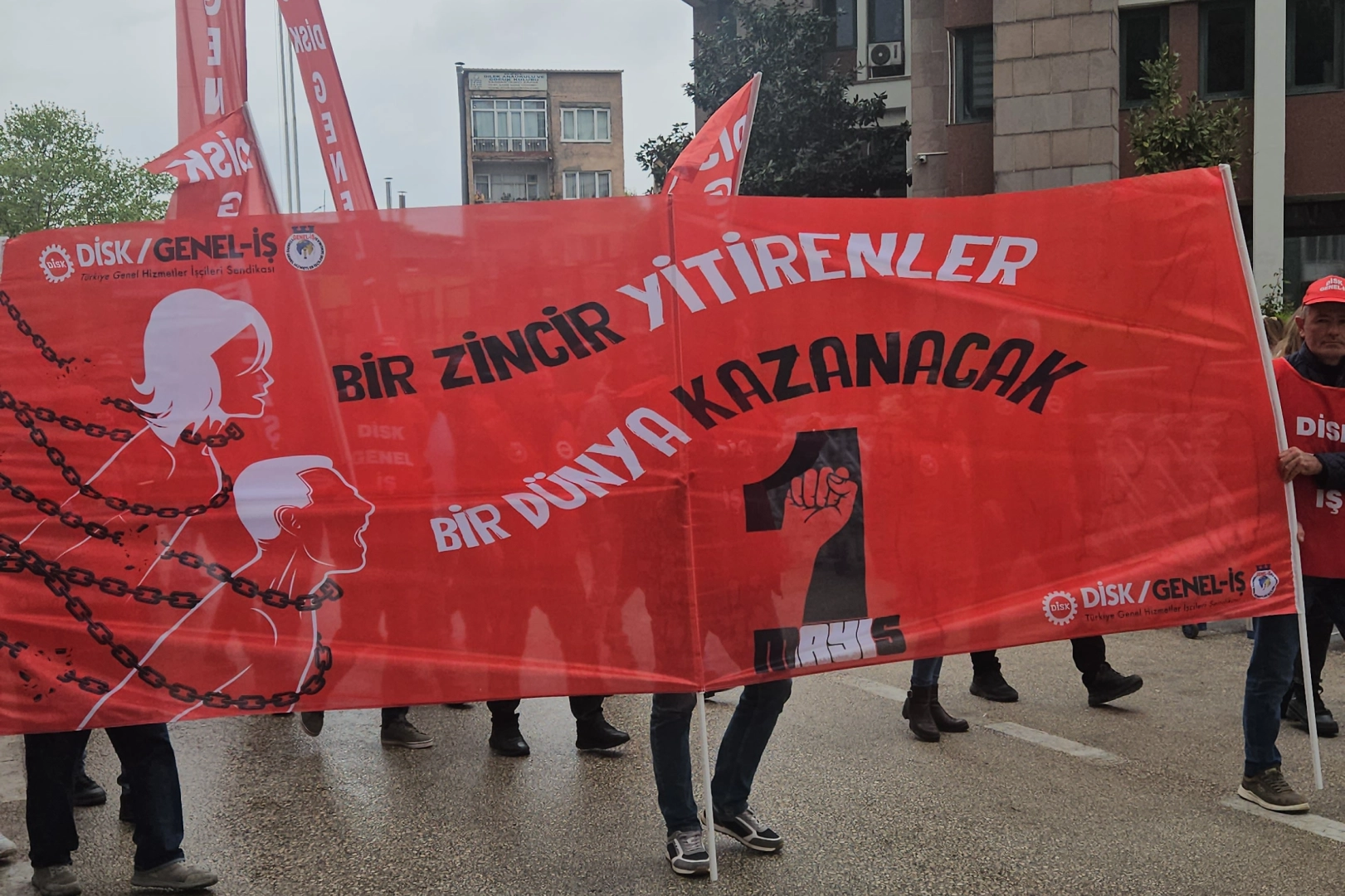Bursa'da 1 Mayıs yürüyüşü