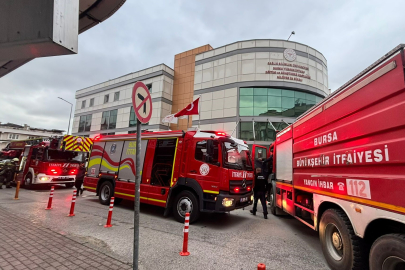 Bursa’da hastanede yangın paniği
