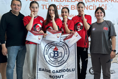 Bursa'da ortaokul öğrencileri Türkiye şampiyonu