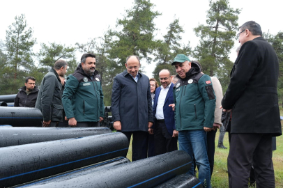 Orhaneli’de 13 bin 500 dekarlık alana modern sulama yatırımı